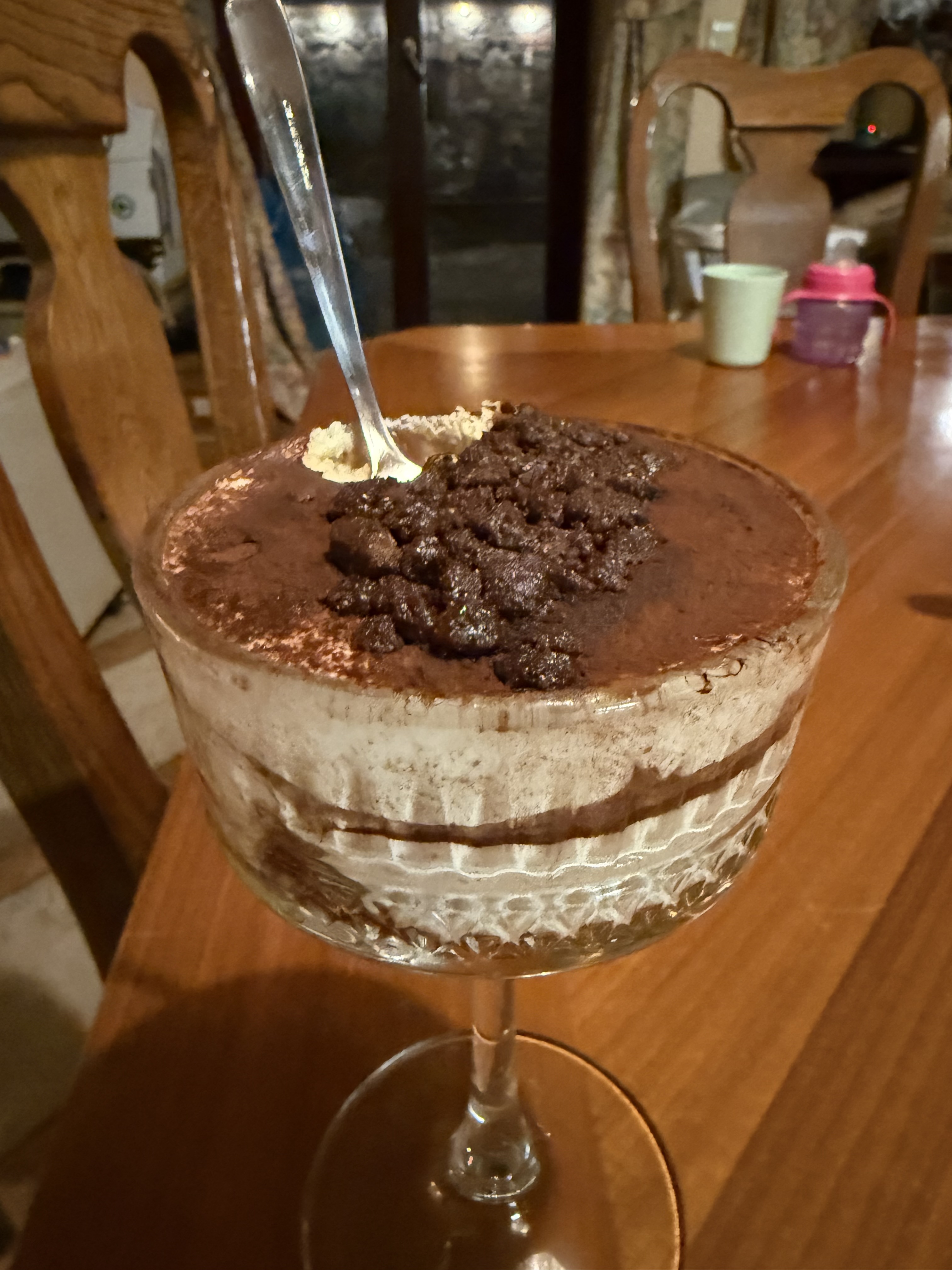 Cacao tiramisu dish photo 2
